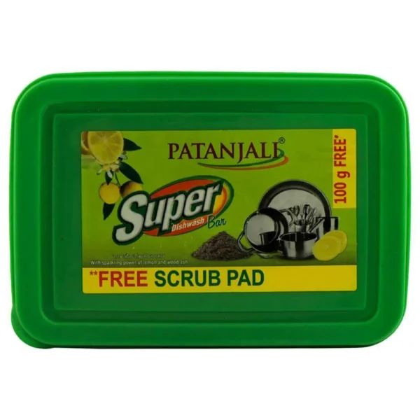 SUPER DISH WASH BAR TUB 500G+SCRUB PAD-T