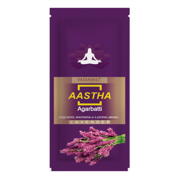 AASTHA AGARBATTI LAVENDER - 150 GM (C.F.:108)
