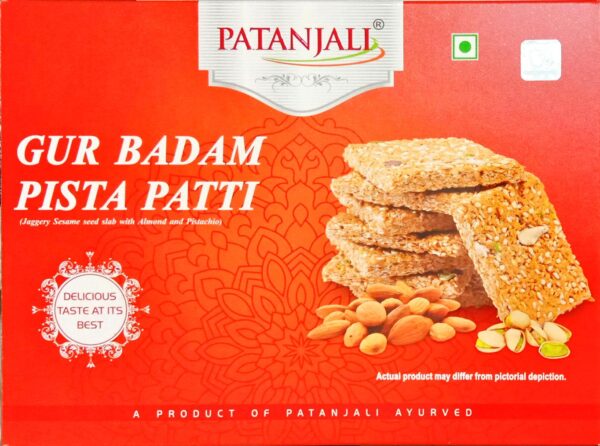 GUR BADAM PISTA PATTI 200GM (C.F.:48)