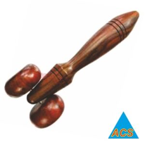 ACS Acupressure Face Roller - Wooden Fasical
