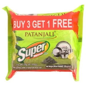 SUPER DISH WASH BAR PACK OF 4 @ Rs. 30/- (C.F.:24)